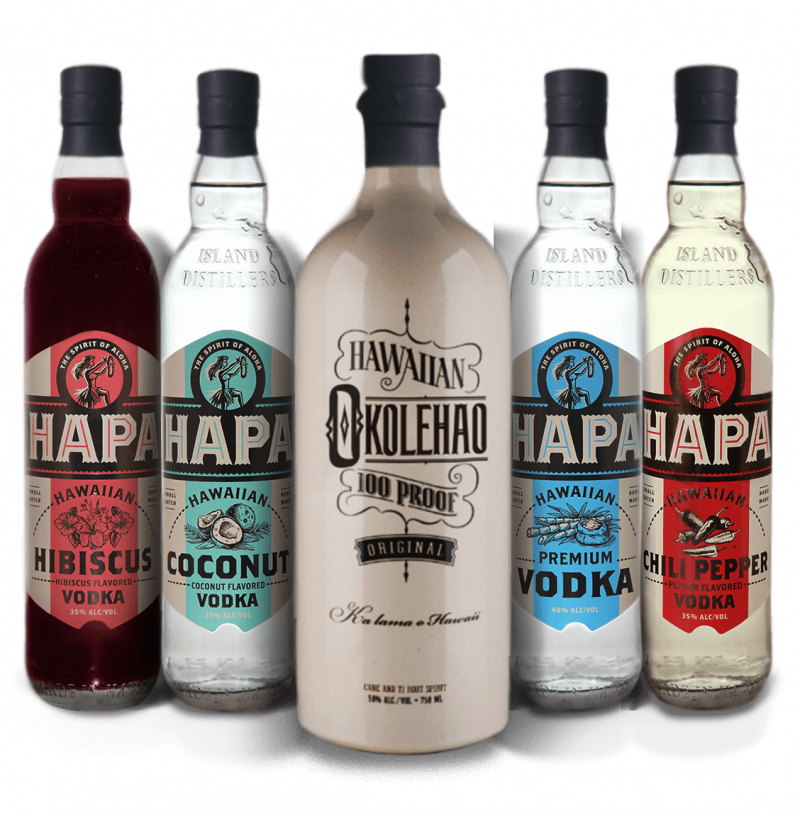 Island Distillers Hapa Vodka Hawaii